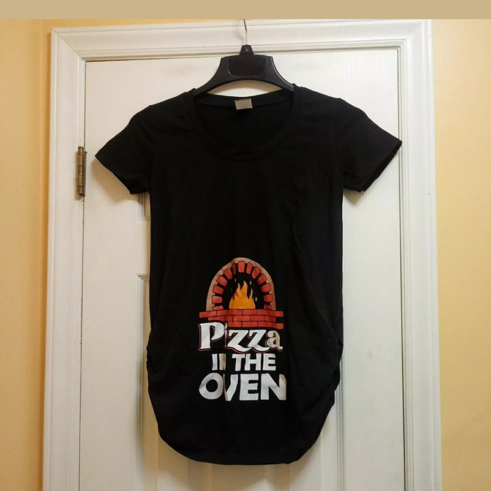 Silk Road Tees Size Small Maternity Shirt Black